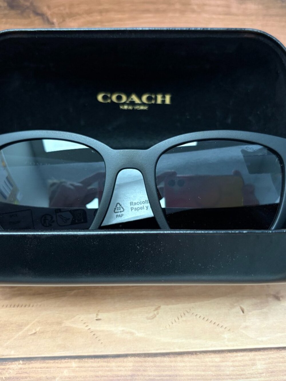 Coach Unisex Sunglasses - Matte Black